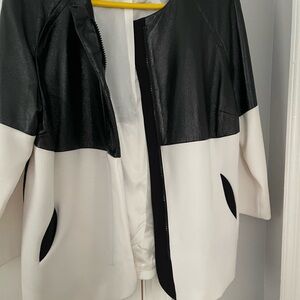 Black and White Women's Jacket
